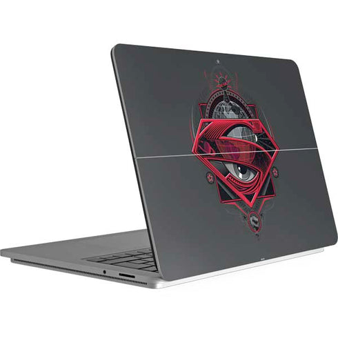 DC Comics Superman Grey Eye Collage Surface Laptop Studio Skin